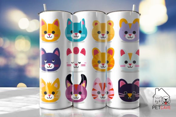 Cat and Kitty Bears Tumbler