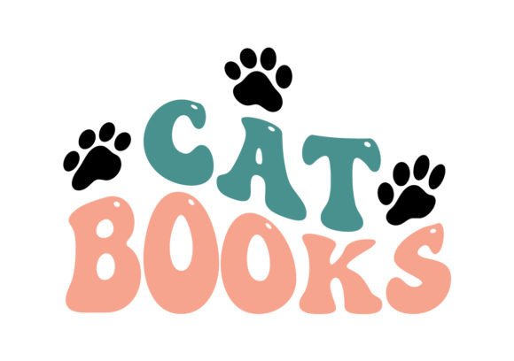 Cat Books Retro