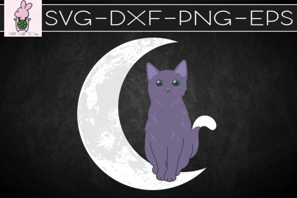 Celtic Black Cat Moon