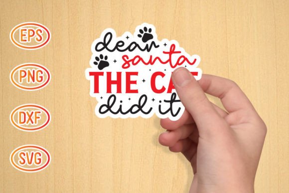 Dear Santa the Cat Did It