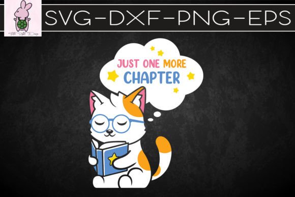 Just One More Chapter Book Lover Cat