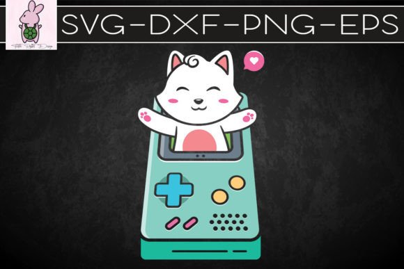 Kawaii Gamer Cat - Cat Pastel Cute