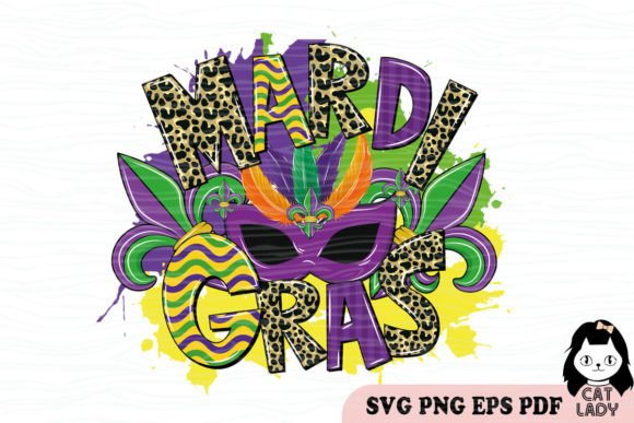 Mardi Gras SVG PNG Sublimation