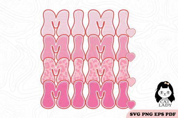 Mimi Valentine SVG PNG Sublimation