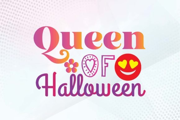 Queen of Halloween Svg Design