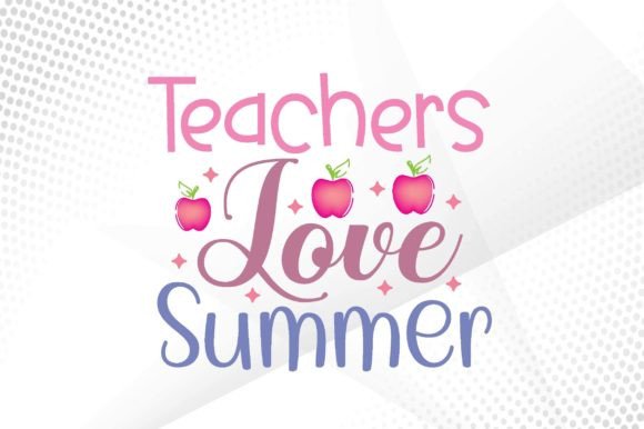 Retro Teachers Love Summer Svg